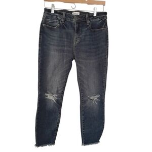 Pistola high rise skinny blue distressed Denim Jean Size 29